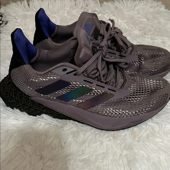 adidas Women's 4DFWD Pulse Running Shoes, Size 7.5, Purple/Black